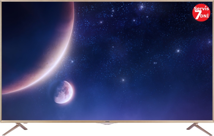 Televizor Changhong UHD55E6600ISX2, 55" (140cm), 4K UHD, LED, Smart, i artë