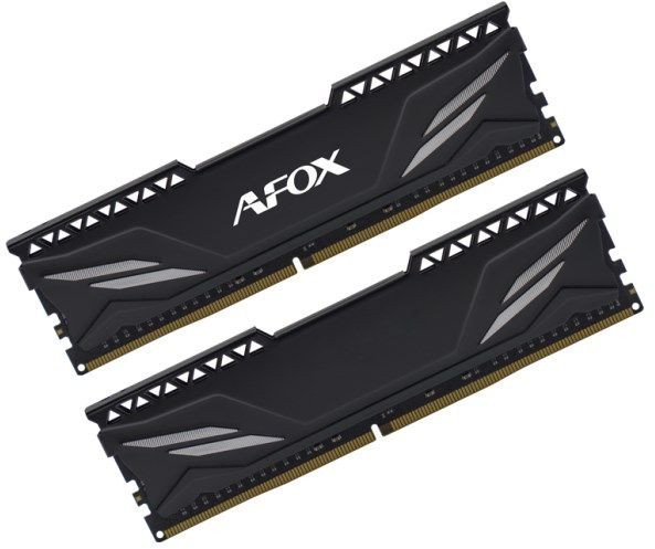 RAM меморија AFOX Gaming DDR4, 16GB 2x8GB, 3200MHz CL16, црна