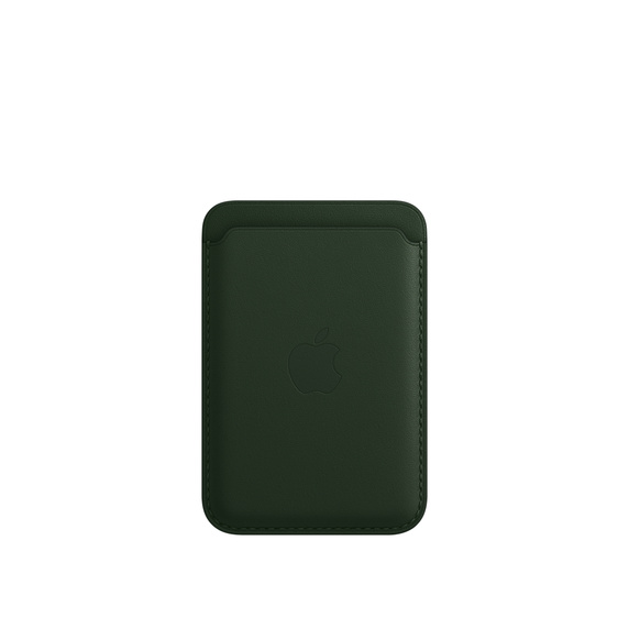 Apple iPhone Leather Wallet me MagSafe, Sequoia Green