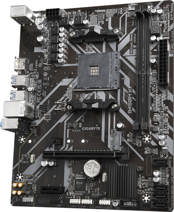 Pllakë amë GIGABYTE B450M K - AMD B450