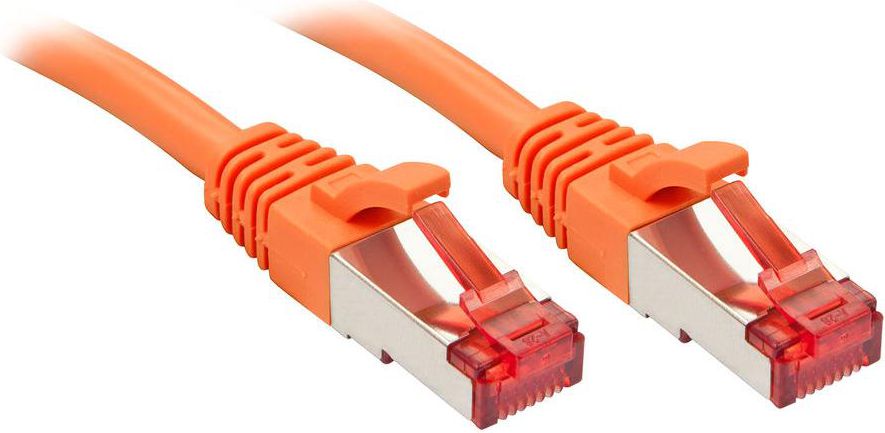 Kabllo interneti S/FTP Lindy, RJ45, cat6, 5m, e portokalltë