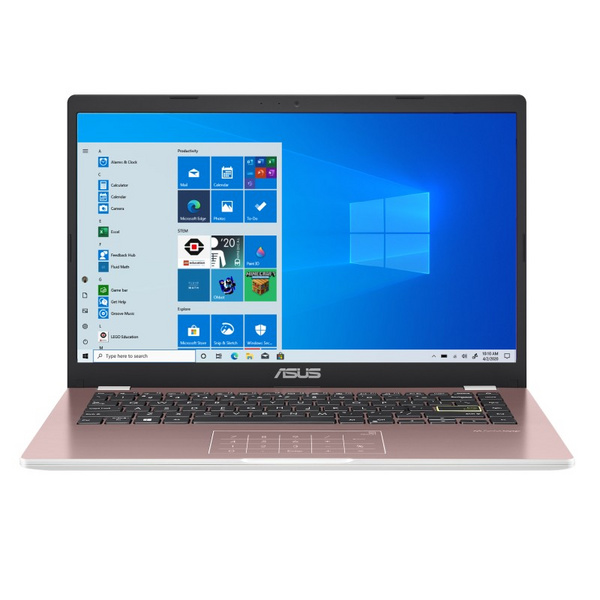 Laptop ASUS E410MA-EK1224WS, 14'', Celeron N4020, 4GB RAM, 128GB SSD, UHD Graphics 600, rozë