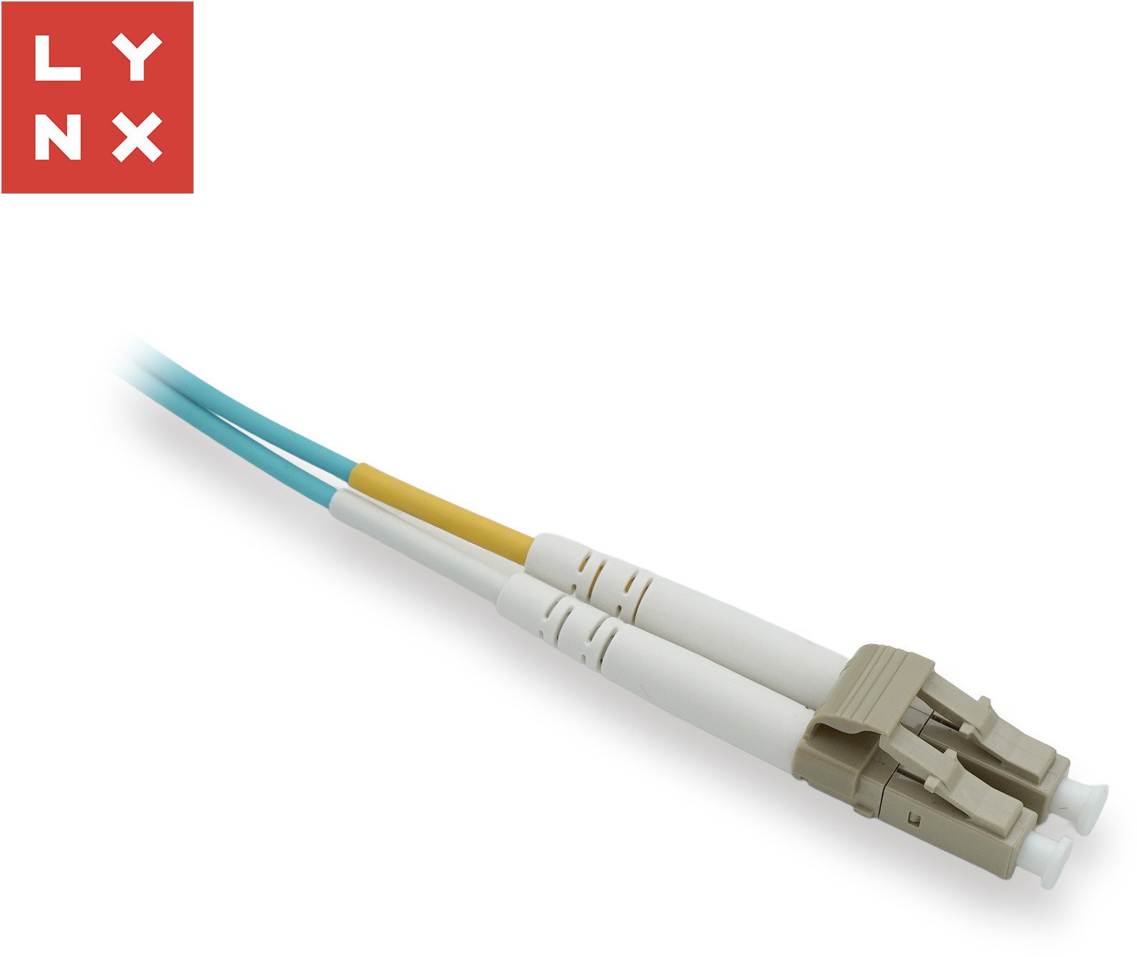 Kabllo optike LYNX duplex MM OM3, LC LC, 5m, aqua
