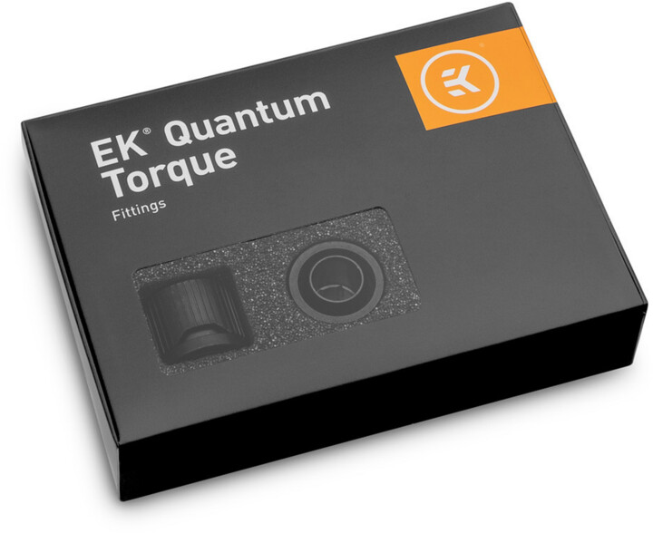 Kомпресија EK Water Blocks EK-Quantum Torque STC 10/16, 6 парчиња, црнa боја