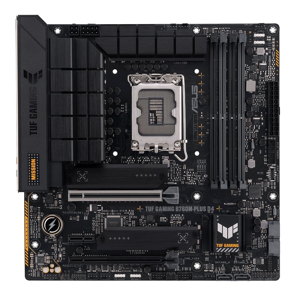 Pllakë amë ASUS TUF GAMING B760M-PLUS D4, LGA 1700, mATX