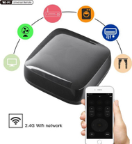 Telekomandë universale smart Woox Pilot R4294, Wi‑Fi, IR, e zezë