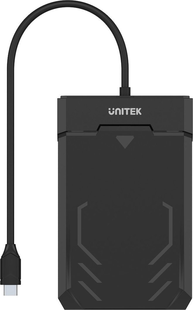 Kuti eksterne për disk 2.5" Unitek DiskGuard Raiden, USB-C 5Gbps, SATA UASP, e zezë