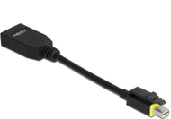 Përshtatës Delock AV DisplayPort Mini në DisplayPort, i zi