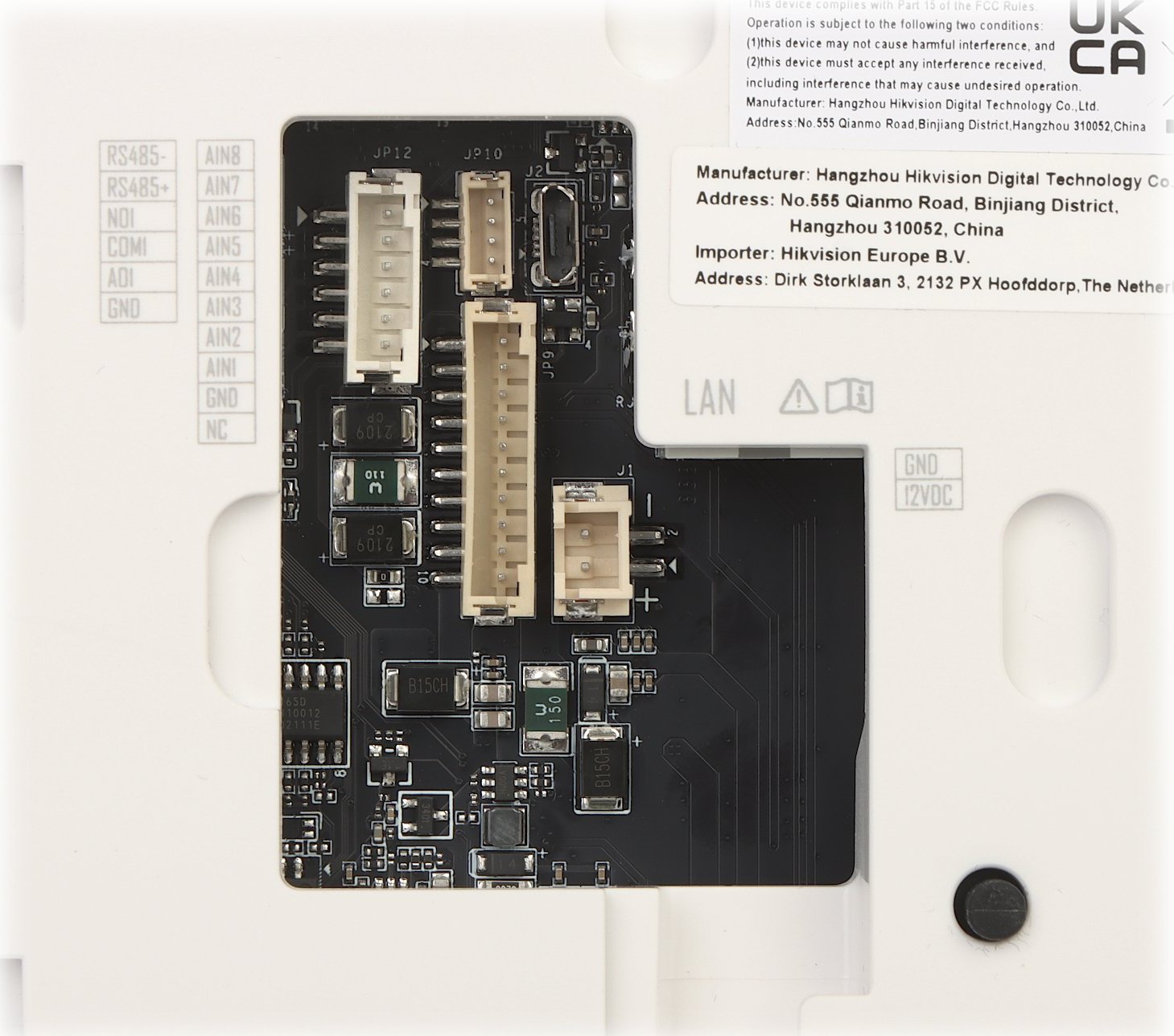 Panel i brendshëm me video Hikvision DS-KH9310-WTE1, 7", Wi-Fi IP, i bardhë