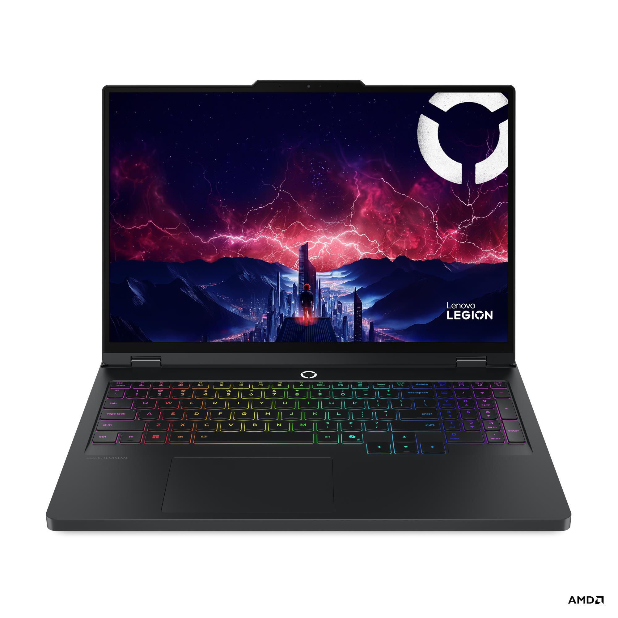 Лаптоп Lenovo Legion Pro 5 16ADR10, 16", AMD Ryzen 7-8745HX, 32GB RAM, 1TB SSD, NVIDIA GeForce RTX 5060, црн