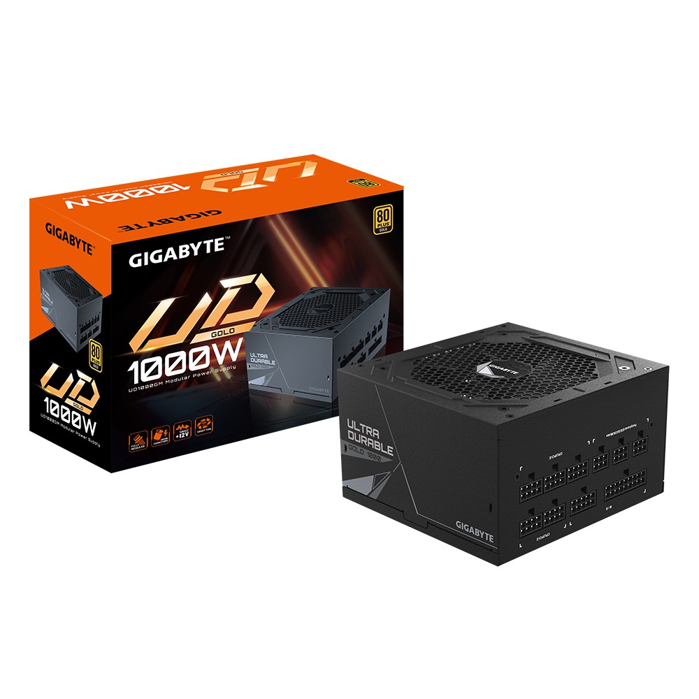 Burim energjie Gigabyte UD1000GM, 20+4 pin ATX, 1000 W
