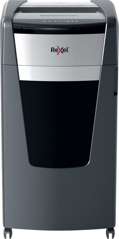 Makinë shkatërrimi dokumentesh Rexel XP520, mikro copëzim, 20 fletë, e zezë