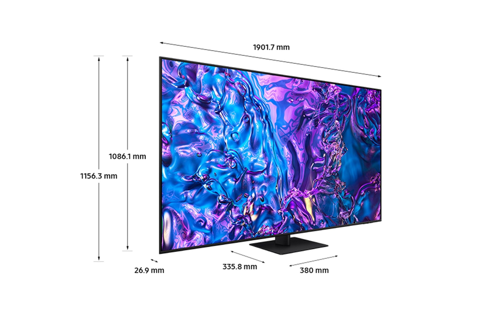 Televizor Samsung QE85Q70DATXXH QLED, 85", 4K Ultra HD, Tizen, i zi