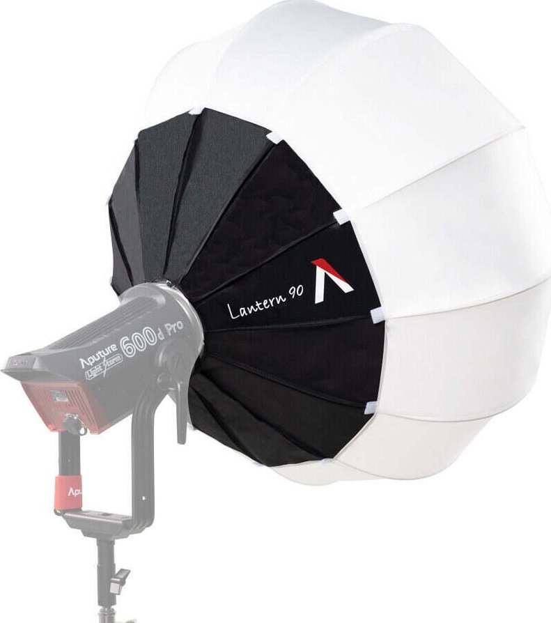 Softbox studio Aputure Lantern 90, 90cm, i bardhë e zi