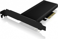 Kartë zgjeruese Icy Box IB-PCI208-HS, PCIe 4.0 x4, M.2 NVMe, e zezë