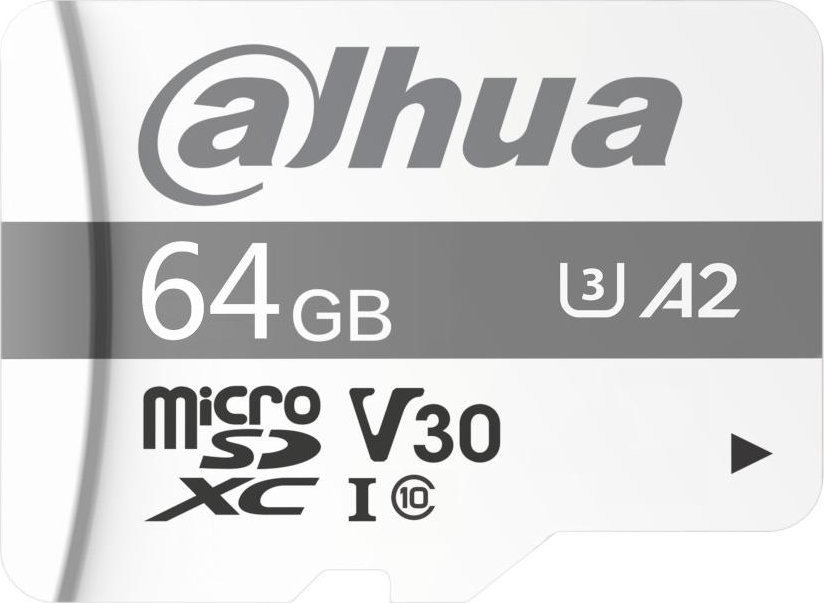 Kartë memorie Dahua TF-P100, MicroSDXC 64GB, Class 10 UHS-I U3 A1 V30