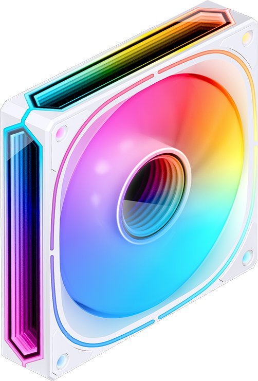 Ventilator PC Jonsbo FR-505, 120mm, ARGB 5V 3pin, i bardhë