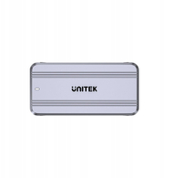 Надворешно куќиште за SSD Unitek, M.2 NVMe, USB4 40Gbps, со активно ладење, сребрено