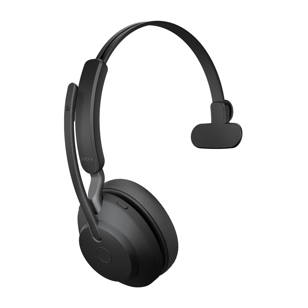 Слушалки Jabra Evolve2 65 USB-A UC Mono, Bluetooth, црни
