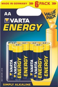 Батерии AA Varta Longlife, пакување 4 парчиња, 1.5V