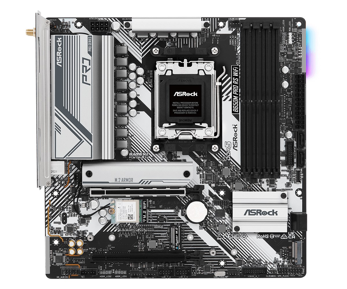 Pllakë amë Asrock B650M Pro RS WiFi AMD B650 Socket AM5 micro ATX