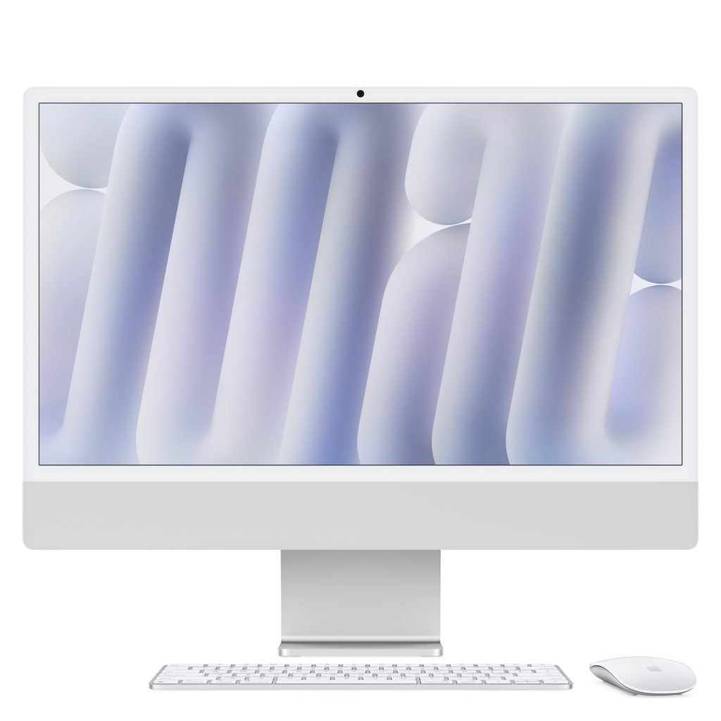 Apple iMac 24", M4 8‑core, 16GB, 256GB SSD, 8‑core GPU, Silver