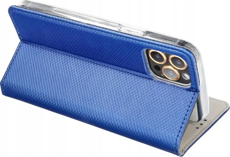 Kaburë telefoni Smart Case Book për Realme 12 Pro 5G 12 Pro Plus 5G, me kapak, navy blue