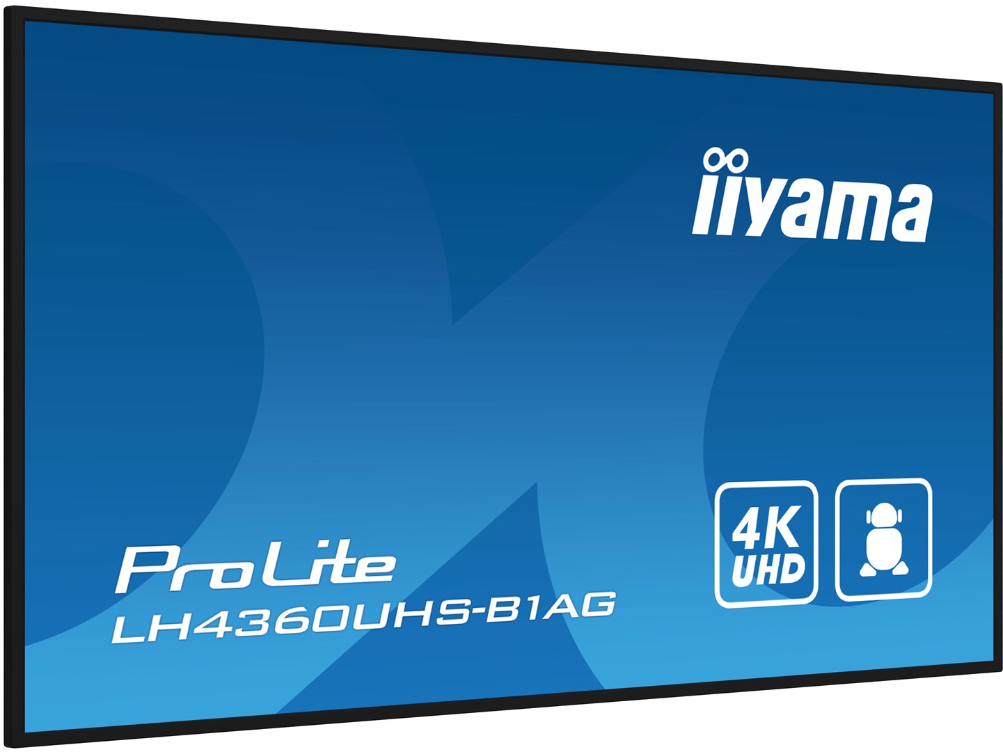Monitor iiyama ProLite LH4360UHS-B1AG, 43", 4K, e zezë