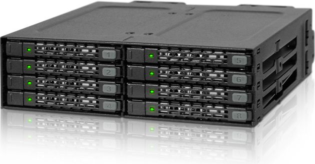 Kasetë backplane për HDD SSD Icy Dock ToughArmor, për 8 disqe 2.5", SATA III