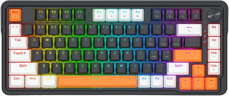 Tastierë gaming Redragon K714 Rapid Trigger HE, mekanike, 75% 81 taste, me kabllo