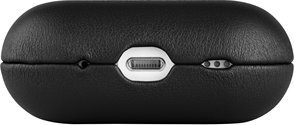 Rast lëkure FIXED PodsLeather për AirPods Pro 2, MagSafe, i zi