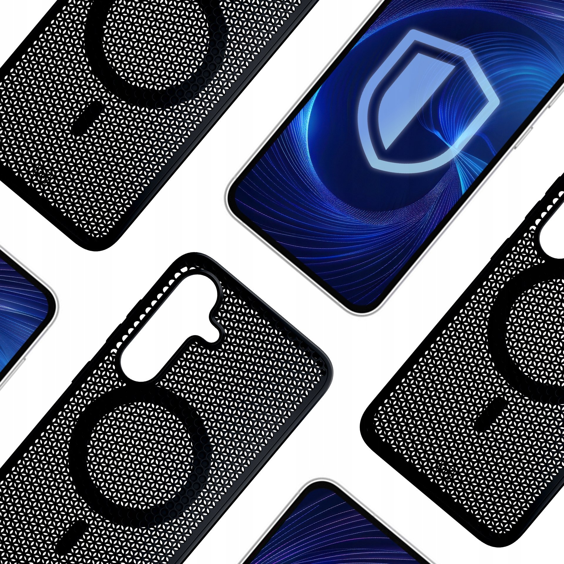 Mbulesë telefoni 3mk COOLing MagCase për Samsung Galaxy S24 Plus, MagSafe, e zezë