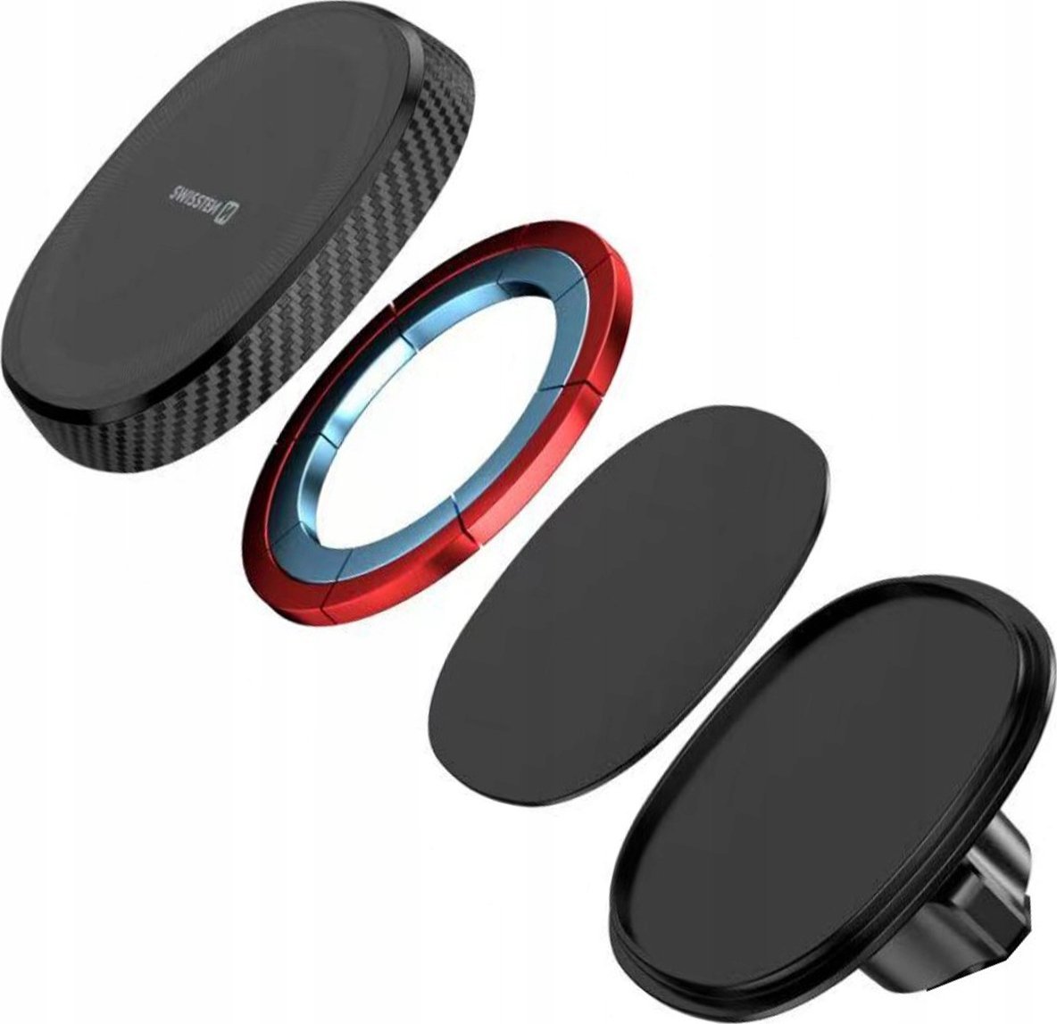 Mbajtëse telefoni Swissten MagStick Compact, MagSafe, kompakte, e zezë