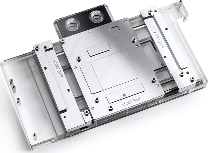 Blok uji për GPU BitsPower Classic Asus RTX 3070 TUF, ARGB, akrilik transparent, i zi e argjendtë