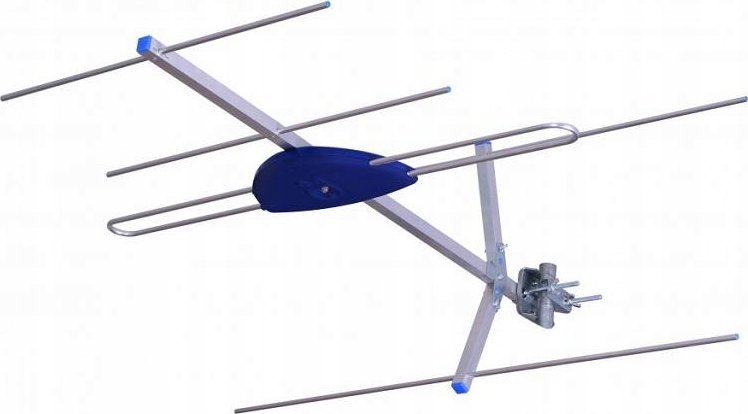 Antena directionale VHF Telkom Telmor T‑urbo‑T V, DVB‑T/T2 DAB, 174–230 MHz, gri