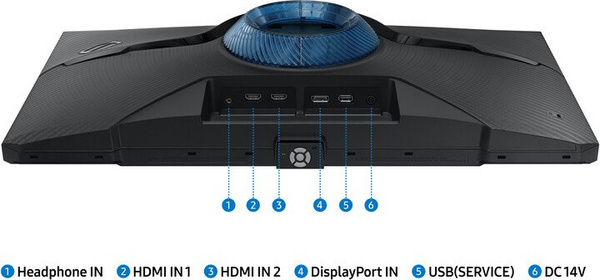Monitor Samsung Odyssey G40B - LED 25", FHD, i zi