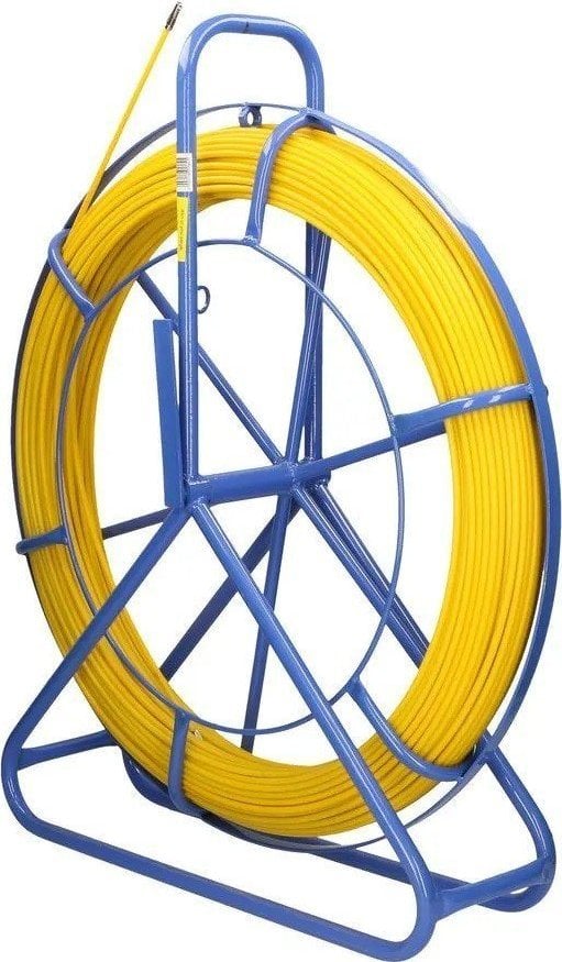 Shkop tërheqës kabllosh ExtraLink FRP, 8mm, 75m, i verdhë