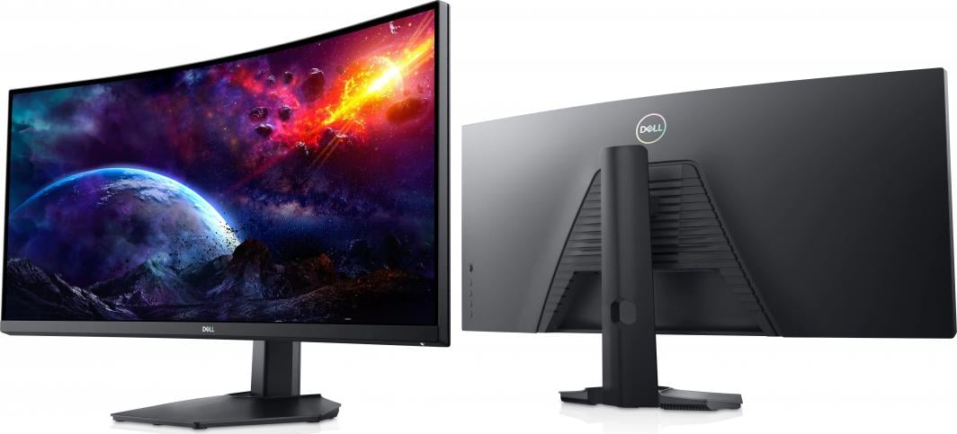 Monitor Dell S3422DWG (210-AZZE), 21'', 144Hz, 3440 x 1440 (UWQHD), VA, i zi