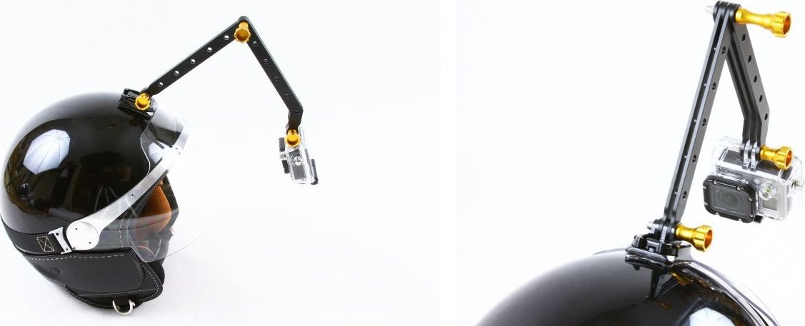 Држач XREC Ramie Boom Faceview за GoPro, прилагодлив 18–31 cm, црн