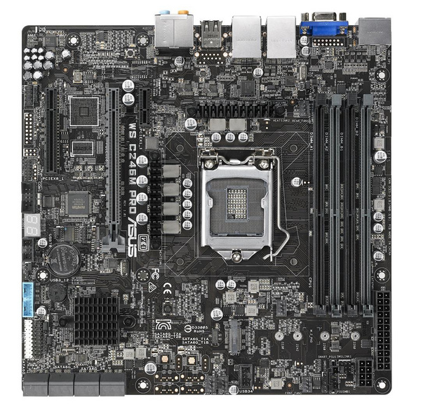 Pllakë amë ASUS WS C246M PRO Intel C246 LGA 1151 (Socket H4) micro ATX