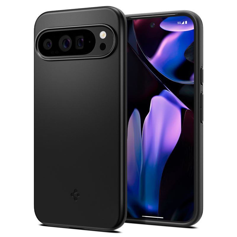 Заштитна маска за мобилен Spigen Thin Fit за Google Pixel 9 Pro XL, црна