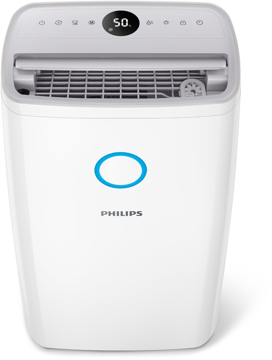 Одвлажнувач Philips DE3306/11 Series 3000, 34.3 L на ден, резервоар 4 L, бел