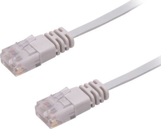 Мрежен кабел MicroConnect CAT6, U/UTP, 10m, рамен, сив