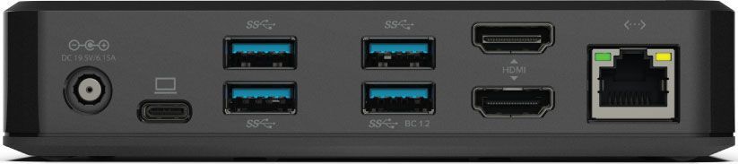 Dok USB C Alogic DUTHDPR, 2x HDMI 1080p, Gigabit Ethernet, gri