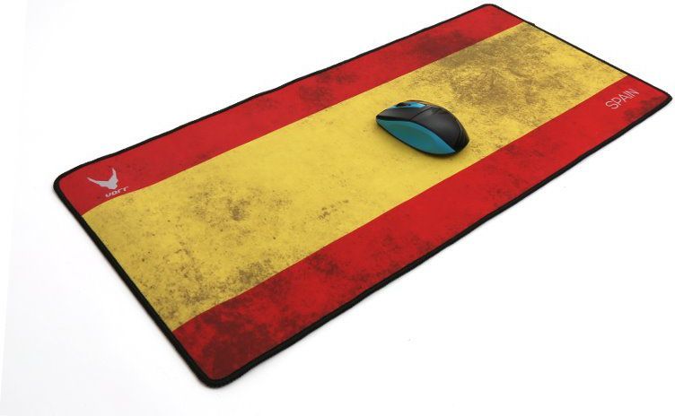 Подлога за маус Omega Varr Pro Gaming Spain, црвена / жолта