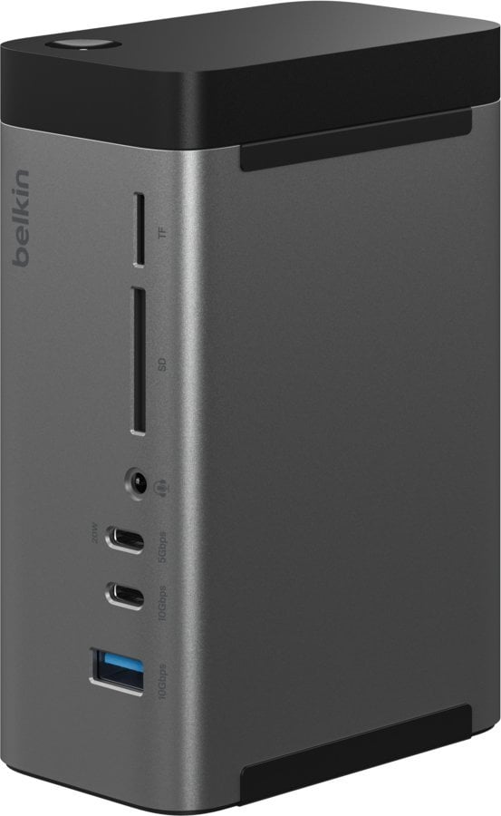 Dock USB C Belkin Connect, 10000 Mbit/s, shumë porta, gri