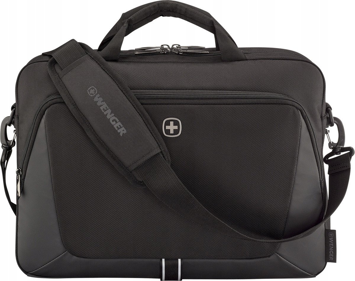 Çantë laptopi Wenger SwissGear 653300 XE Brief, 16", material PET i ricikluar, e zezë