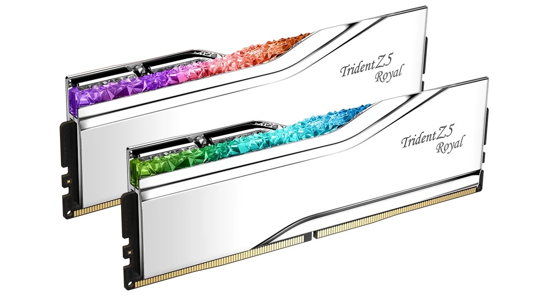 Memorie G.SKILL Trident Z5 Royal Neo, 32GB DDR5, 6000MHz, e argjendtë