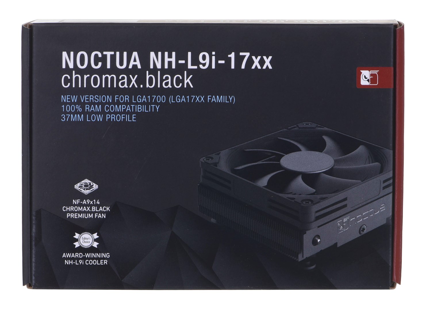 Ftohës CPU Noctua NH-L9i-17xx chromax.black, 92 mm, i zi