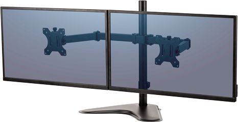 Mbajtës monitori Fellowes Professional Series, për dy monitorë deri 27", i zi